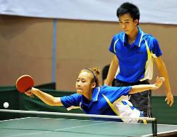 Inauguration du 17e Championnat d Asie du Sud-Est de tennis de table junior
